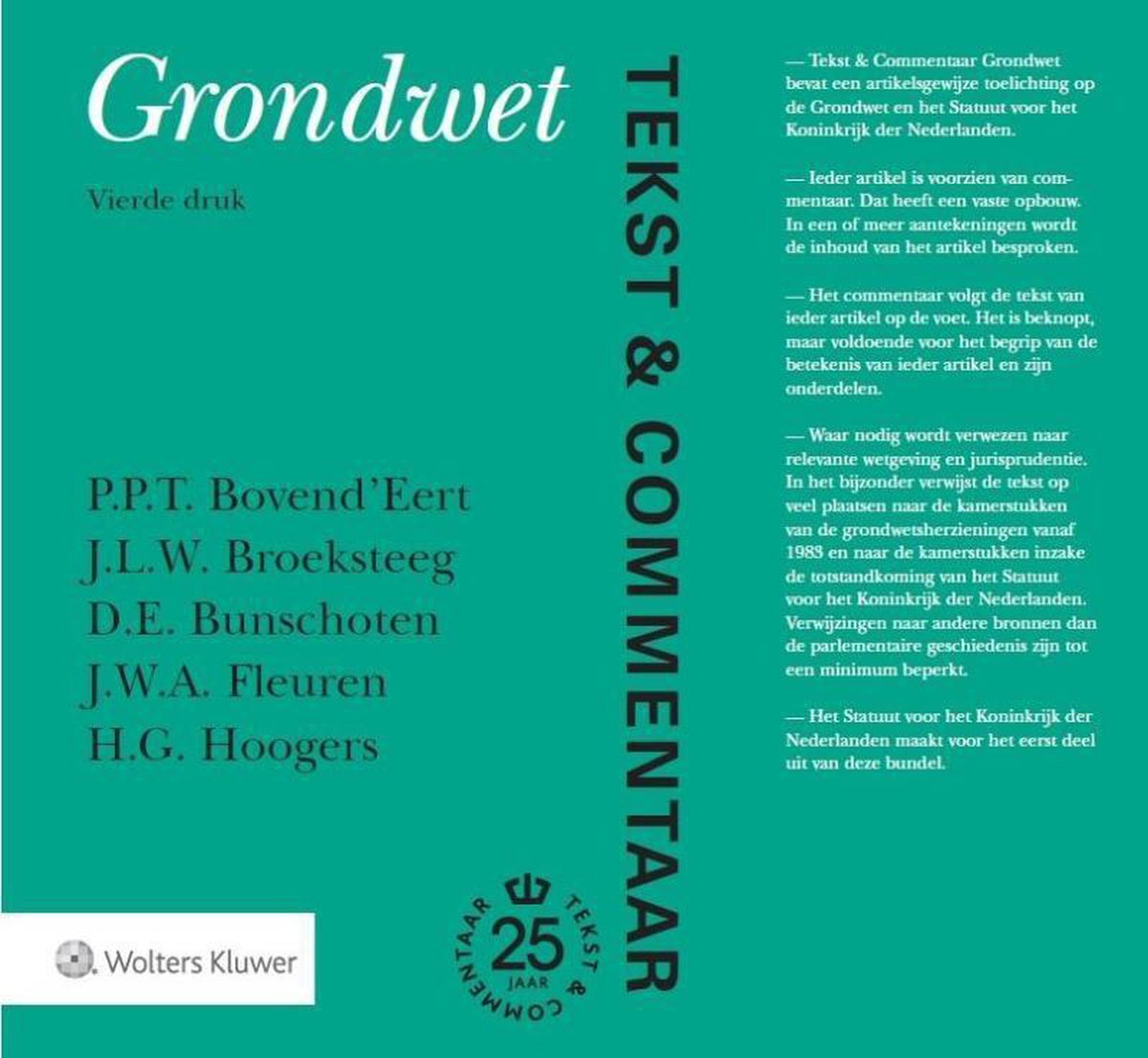 Tekst & Commentaar Grondwet 9789013121063 P.P.T. Bovend