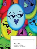 Feminine Faces Composition Notebook College Ruled 100 sheets/200 Pages 7.44 X9.6