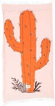 Mycha Ibiza – strandlaken – strandhanddoek – kikoy – cactus – oranje – 100% katoen