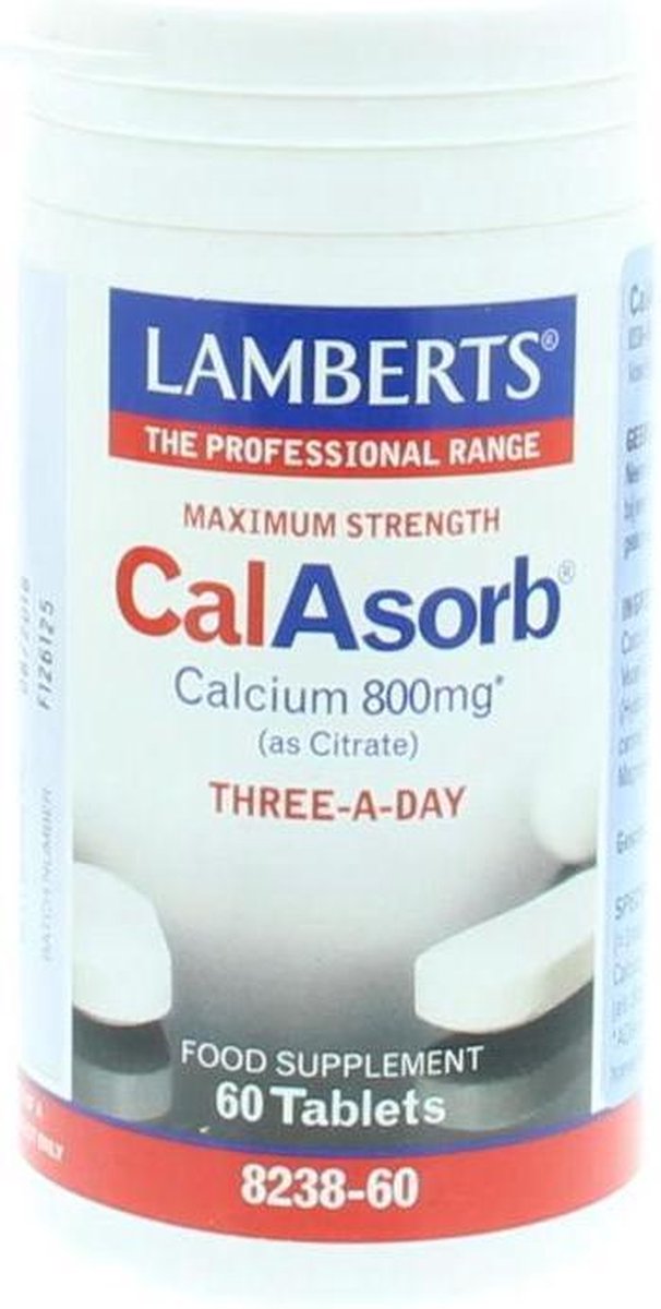 Goedkoopste Lamberts Calabsorb 800mg - 60 Tabletten - Mineralen