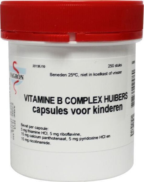 dilemma Leugen defect Fagron Vitamine B Complex Huibers Kind - 250 Capsules - Vitaminen | bol.com