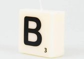 Cijfer- / letterkaarsje - Scrabble - B