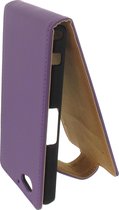 Sony Xperia Z1 Compact Premium Flipstyle Case Purple