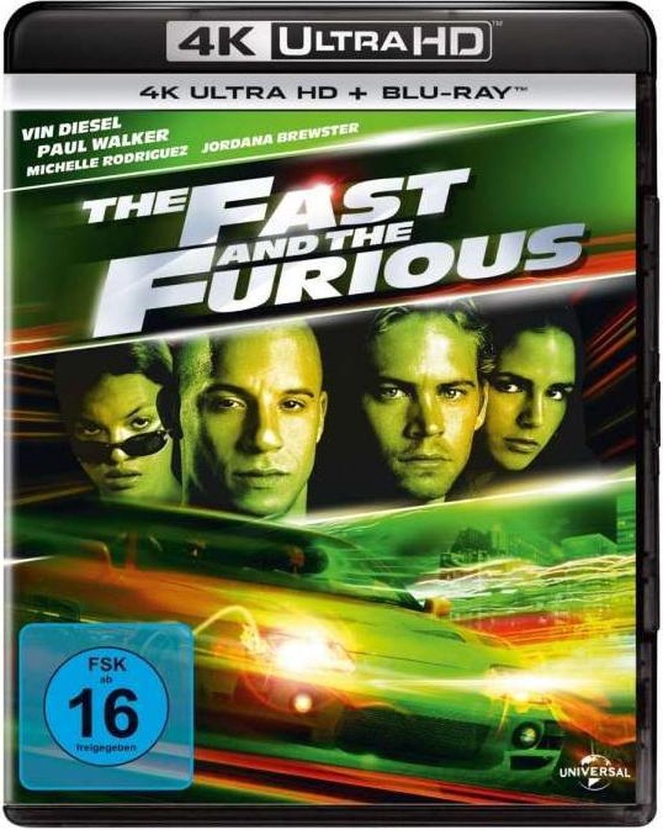 The Fast And The Furious (Ultra HD Blu-ray & Blu-ray)-