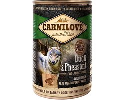 Carnilove Grain Free Duck & Pheasant Adult 400 gram -  - Honden droogvoer