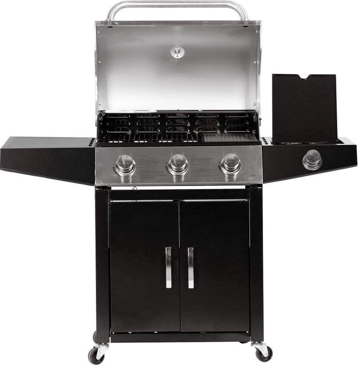 Master Cook Gasbarbecue en Grill 3+1 branders