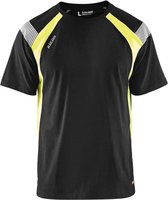 Blaklader T-shirt Visible 3332-1030 - Zwart/High Vis Geel - L