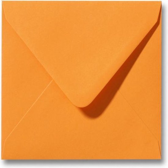 Enveloppe 16 x 16 Orange vif, 100 pièces