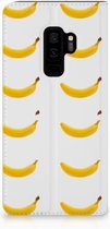 Geschikt voor Samsung Galaxy S9 Plus Uniek Standcase Hoesje Banana