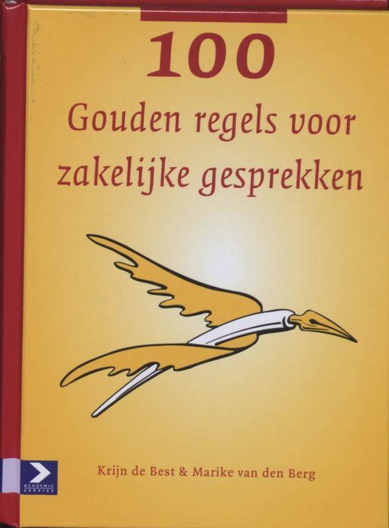 Cover van het boek '100 Gouden regels Voor zakelijke gesprekken' van K. den Best en Mariska van den Berg