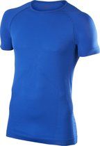 FALKE Cool Korte Mouwen Functioneel Shirt Koeling Vochtregulerend Ademend Sneldrogend Blauw Heren Underwear - T-shirt - Maat S