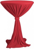 statafelrok Party 80-90cm rood