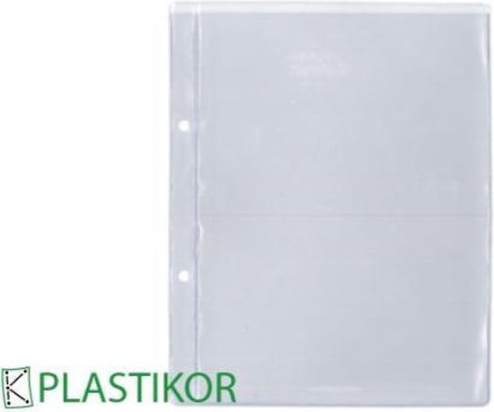 Plastikor Showtas - 100 stuks - PVC - A5 - transparant, 6 gaats | bol.com