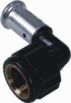 Henco Persfitting met 2 aansluitingen