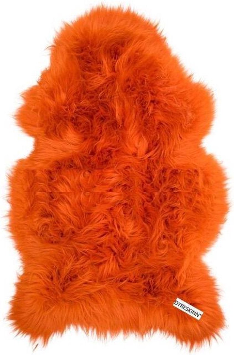 DYRESKINN® Schapenvacht | Oranje | 100 x 65 cm