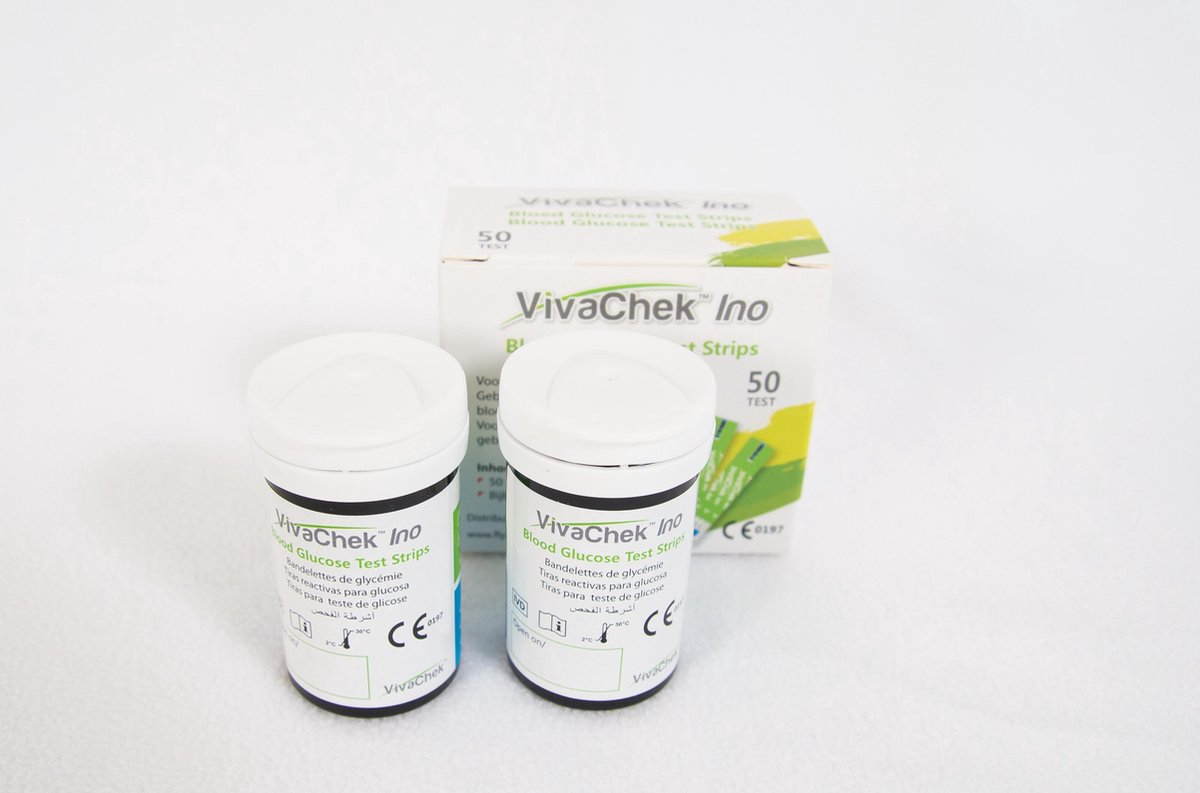 Goedkoopste VivaChek Ino glucosemeter teststrips 1x50