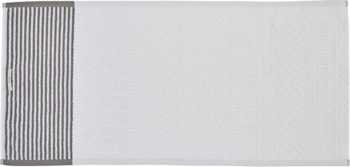 Oilily Silver Lining - Handdoek - 50x100 cm - Grijs