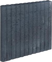 3 stuks! Mini palissadeband zwart 6x60x50 cm Gardenlux