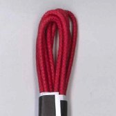75cm - brandweer rood - dunne ronde wax veter - 2.5mm