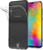 Hoesje geschikt voor Samsung Galaxy M20 - Transparant Siliconen TPU Soft Case - iCall