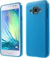 Mesh Holes Silicone Hoesje Samsung Galaxy A5 blauw