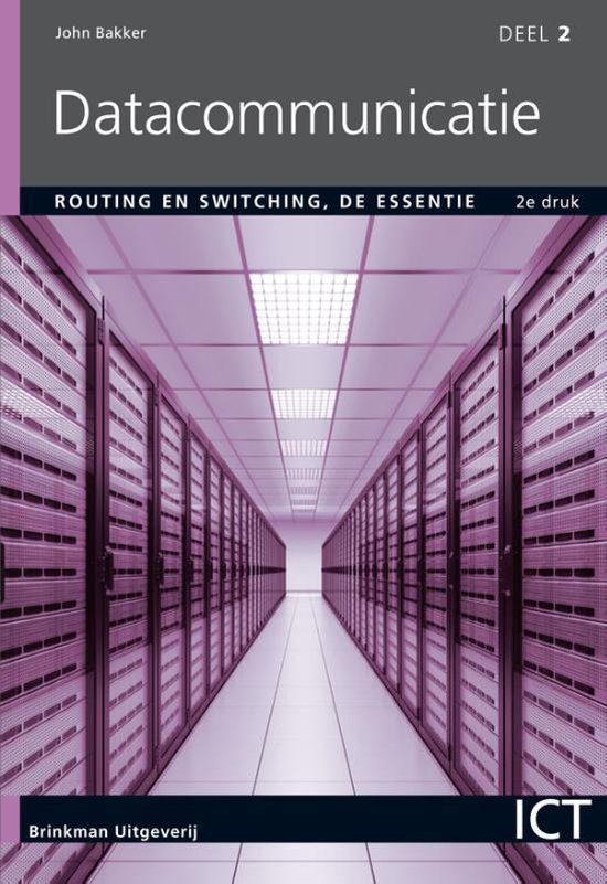 Boek cover Datacommunicatie 2 -   Routing en switching, de essentie van John Bakker (Paperback)