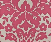 Dutch Wallcoverings Schuimvinyl barok groot - roze