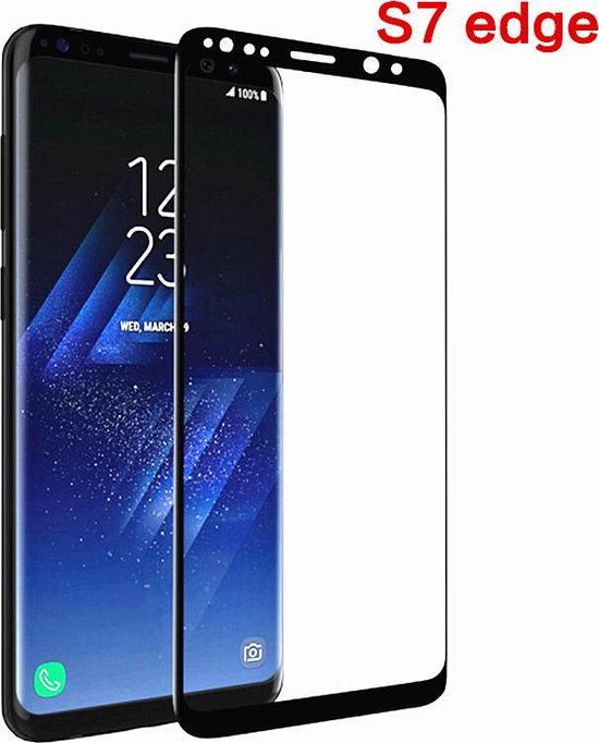 zondag gebruiker Silicium Samsung Glazen screenprotector Samsung Galaxy S7 + / S7 edge 3D volledig  scherm bedekt... | bol.com