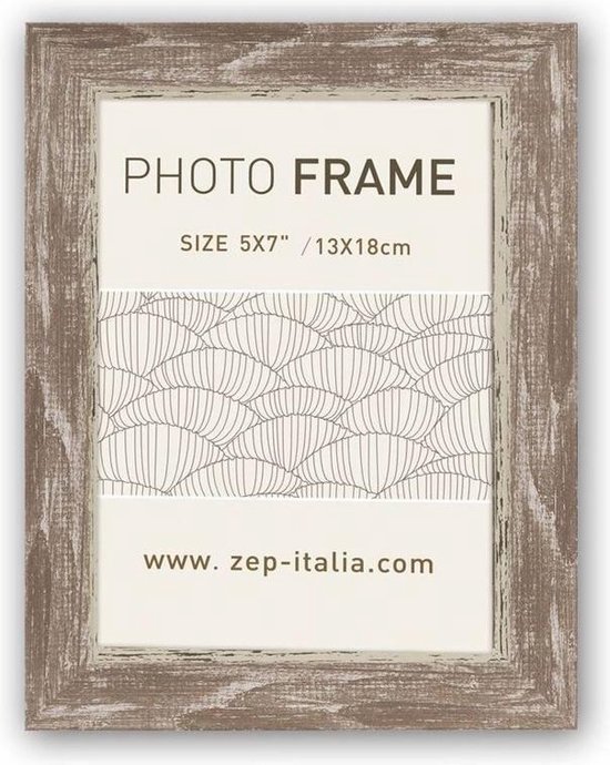 ZEP - Kunststof Fotolijst Tamigi Bruin voor foto formaat 15x20 cm - CC468 |  bol.com