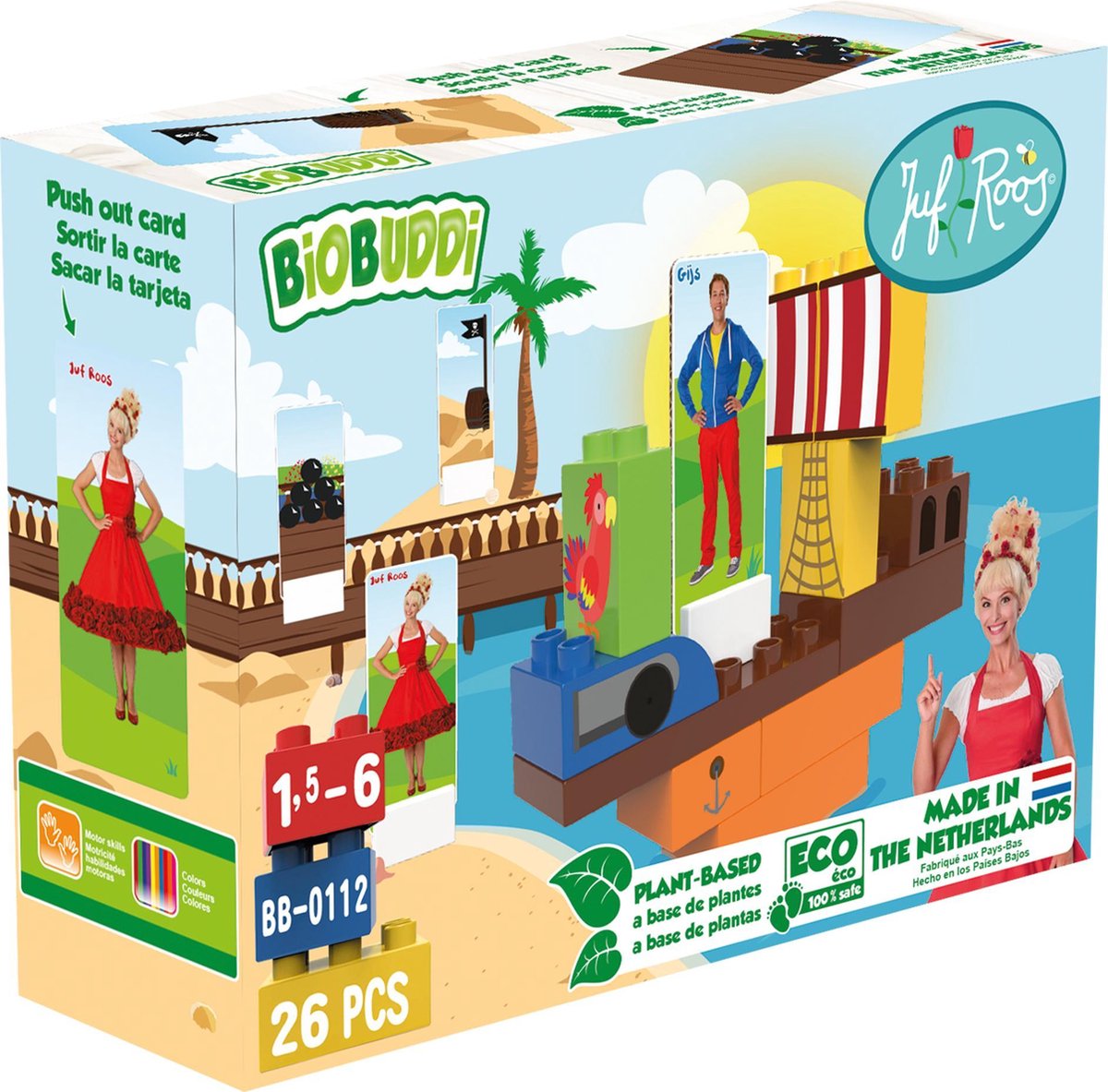 BiOBUDDi Juf Roos Papegaaitje leef je nog - 26 delig