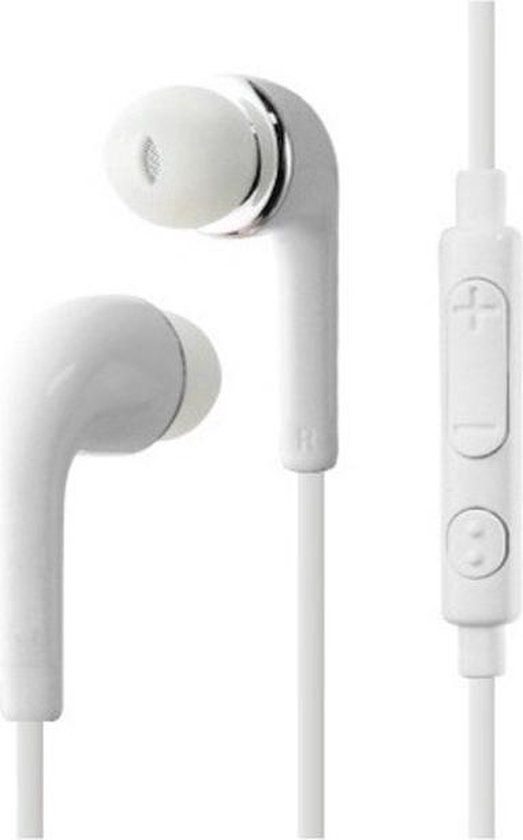 terwijl dozijn Kalmerend Witte oortjes 3,5 mm geschikt voor zowel Apple iPhone als Samsung - Headset  - In-Ear -... | bol.com