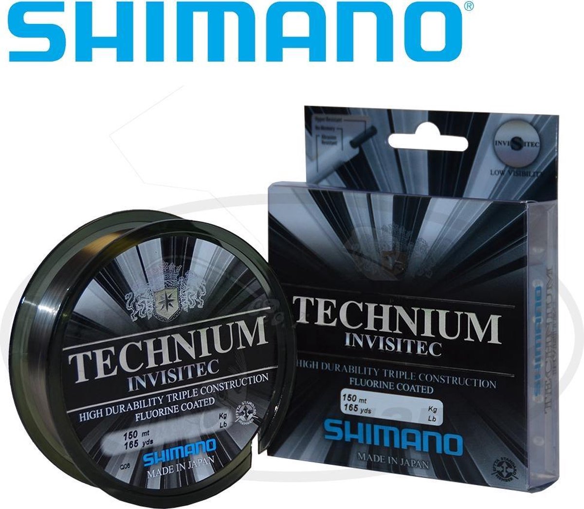 Normark Shimano Technium Angelschnur – 1x300 M, 0,35 Mm Stärke, Blister-Verpackung