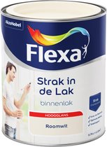 Flexa Strak in de Lak - Watergedragen - Hoogglans - roomwit - 0,75 liter