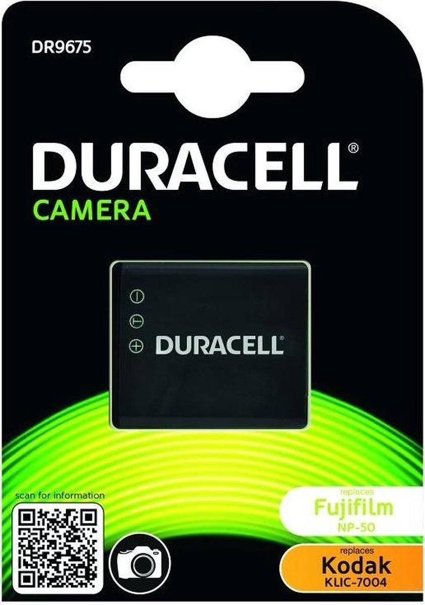 Duracell camera accu voor Fuji (NP-50 / KODAK KLIC-7004)