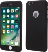 360 Degree Full Bescherming Hardcase Hoesje iPhone 6 Plus / 6S Plus met Tempered Glass Screen Bescherm - Zwart