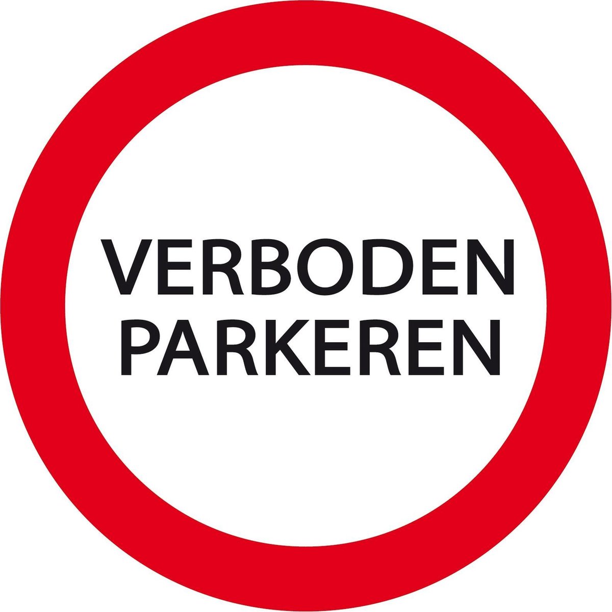Carpoint Verboden Parkeren Bord Ø 24cm Parkeerverbod No Parking - Carpoint