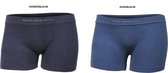 Brubeck Comfort | Jongens Ondergoed Boxer 4 stuks – Seamless Katoen – 2 x 2 kleuren blauw – 140/146