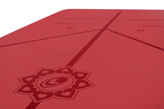 Liforme Love Yoga Mat - Rood (Incl. tas) - Limited Edition van Liforme — afbeelding 3