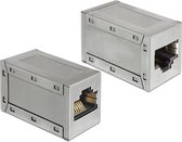 DeLOCK 86165 tussenstuk voor kabels RJ45 Metallic