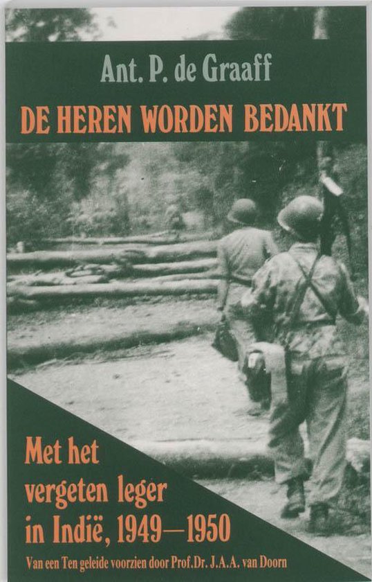 Cover van het boek 'De heren worden bedankt' van A. P. de Graaff en Ant. P. de Graaff
