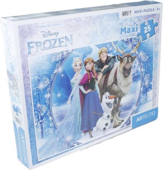 Disney Frozen Maxi Puzzel - 25 stuks - Elsa - Anna | bol.com