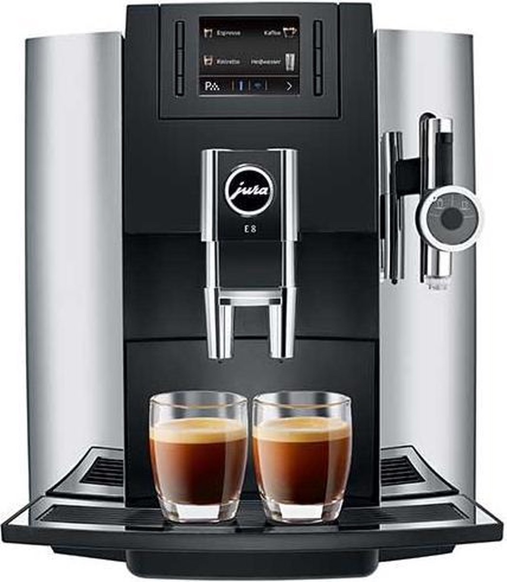 Jura Impressa E8 Espressomachine Chroom