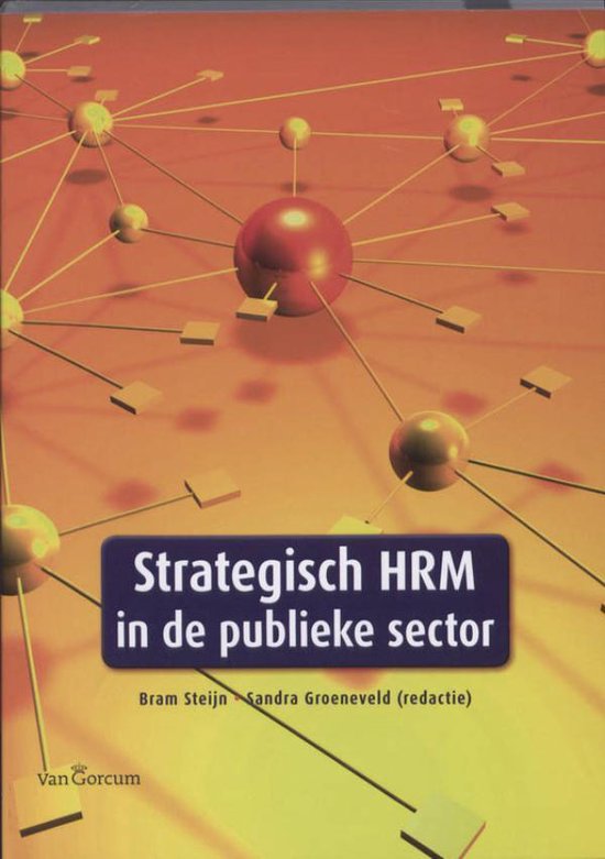 Cover van het boek 'Strategisch HRM in de publieke sector' van A.J. Steijn