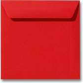 Envelop 19 x 19 Koraalrood, 25 stuks