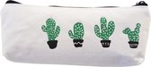 KELERINO. Cactus Etui Minimalistisch design - 4 cactussen