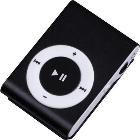 Foto: Mini clip mp3 speler zwart