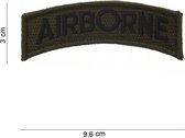Embleem Airborne tab stof+klittenband