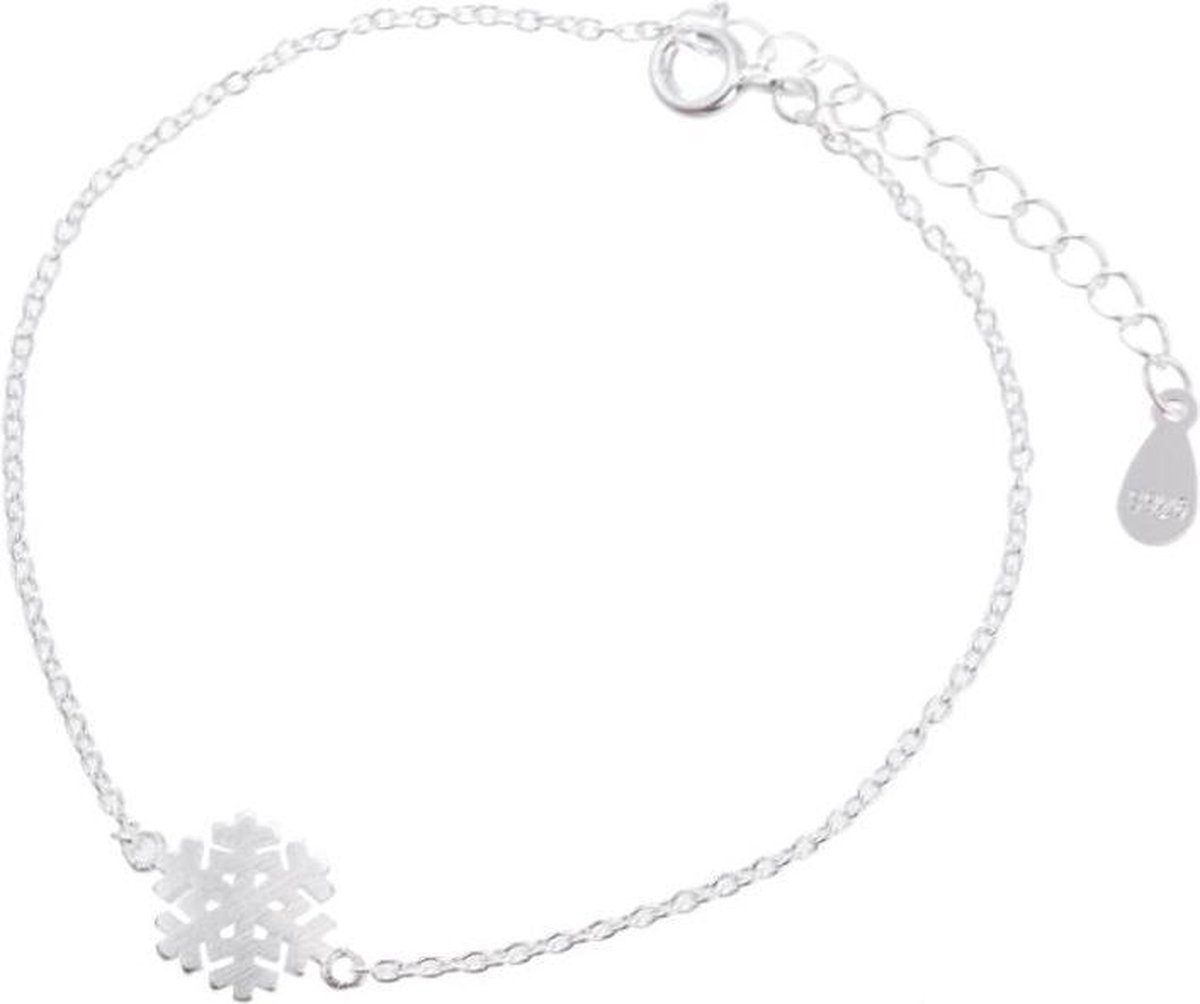 24/7 Jewelry Collection Sneeuwvlok Armband - Zilverkleurig - Amodi