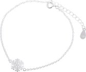 24/7 Jewelry Collection Sneeuwvlok Armband - Zilverkleurig