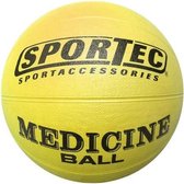 Sportec Medicine Bal Rubber 1 Kg Geel